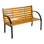 Lesli Living Tuinbank Woodstock Black 120cm