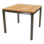 Lesli Living Tuintafel Marmaris Rvs 90x90cm