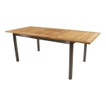 Lesli Living Tuintafel Uitschuifbaar Marmaris Rvs 152/210x90cm