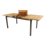 Lesli Living Tuintafel Uitschuifbaar Marmaris Rvs 152/210x90cm