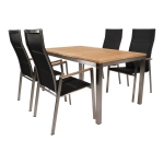 Lesli Living Tuintafel Uitschuifbaar Marmaris Rvs 152/210x90cm