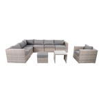 Lesli Living Lounge Tafel Met Hocker Perugia