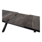 Lesli Living Uittrektafel Castilla Negro Met Kruispoot  204/264x102cm