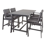 Lesli Living Barstoel Malibu Charcoal