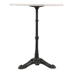 Lesli Living Bistro Tuintafel Marmer Wit Ø60cm