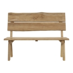 Lesli Living Bank Teak Boomstam 130cm