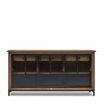 Rivièra Maison Dressoir The Hoxton Bruin/Zwart 175cm