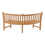 Lesli Living Bank Teak Rond 200cm