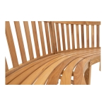 Lesli Living Bank Teak Rond 200cm