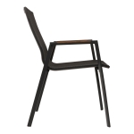 Lesli Living Stapelstoel Tarragona Teak Negro