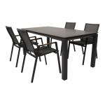 Lesli Living Stapelstoel Tarragona Teak Negro