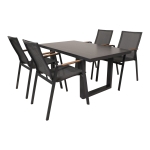 Lesli Living Stapelstoel Tarragona Teak Negro