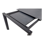 Lesli Living Uitschuifbare Tuintafel Mojito Ceramic Negro 160/220/280x100cm