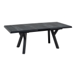 Lesli Living Uitschuifbare Tuintafel Castilla 2.0 Negro Exclusive 163/203x93cm