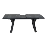 Lesli Living Uitschuifbare Tuintafel Castilla 2.0 Negro Exclusive 163/203x93cm