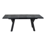 Lesli Living Uitschuifbare Tuintafel Castilla 2.0 Negro Exclusive 163/203x93cm