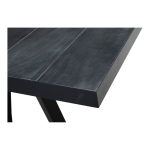 Lesli Living Uitschuifbare Tuintafel Castilla 2.0 Negro Exclusive 163/203x93cm