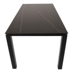 Lesli Living Tuintafel Monaco Negro 180x90cm