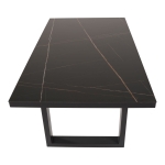 Lesli Living Lounge Tafel Hoog Monaco Negro 140x80cm