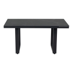 Lesli Living Lounge Tafel Hoog Monte Carlo Negro 140x80cm