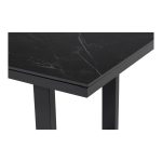 Lesli Living Lounge Tafel Hoog Monte Carlo Negro 140x80cm