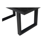 Lesli Living Lounge Tafel Hoog Monte Carlo Negro 140x80cm