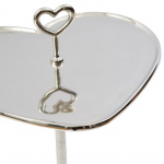 Rivièra Maison Bijzettafel Lovely Heart Zilver Verstelbaar