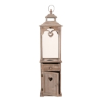 Lesli Living Lantaarn Wales Hout, Set van 3