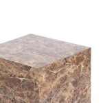 Coco Maison Bijzettafel Marble Look 50cm Bruin