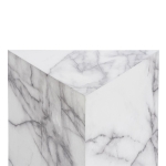 Coco Maison Pilaar Marble Look 65cm Wit