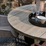 Rivièra Maison Tuintafel Bondi Beach Grijs Ø140cm