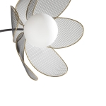 Coco Maison Vloerlamp Magnolia 1-Lichts Zwart