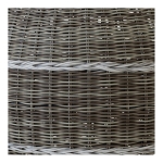 Lesli Living Poef Laos Wicker Beige Ø46x40cm