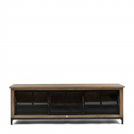 Rivièra Maison Tv-Meubel The Hoxton Bruin/Zwart 190cm