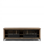 Rivièra Maison Tv-Meubel The Hoxton Bruin/Zwart 190cm