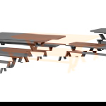 Woood Picknicktafel Delta Aluminium Terra 220cm