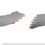 BEST Opblaasbaar 2-persoons Ligbed Vivero Met Hoge Rugleuning Antraciet