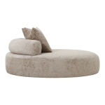 House Nordic Daybed Cairo Chenille Rond Naturel