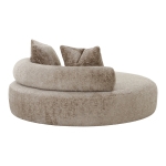 House Nordic Daybed Cairo Chenille Rond Naturel