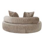 House Nordic Daybed Cairo Chenille Rond Naturel