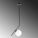 Hanglamp Dolunay Zwart/Wit