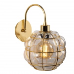 Wandlamp Safderun Bol Goud