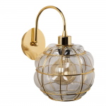 Wandlamp Safderun Bol Goud