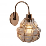 Wandlamp Safderun Drop Koper