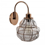 Wandlamp Safderun Drop Koper