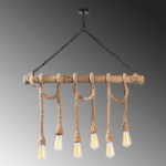 Hanglamp Erebos 6-Lichts Naturel