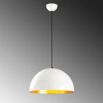 Hanglamp Berceste Dome Wit