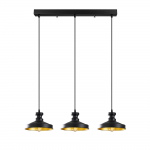 Hanglamp Berceste Design 3-Lichts Zwart