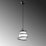 Hanglamp Elegance 1-Lichts Zwart