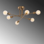 Hanglamp Flower Metaal Goud